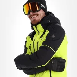 Fischer, Rc4 Veste De Ski Hommes Evening Jaune -ColourWear Soldes fischer rc4 aa jas gevoerd heren evening geel 22fisch105v2 BI 05