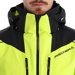 Fischer, Rc4 Veste De Ski Hommes Evening Jaune -ColourWear Soldes fischer rc4 aa jas gevoerd heren evening geel 22fisch105v2 BI 07