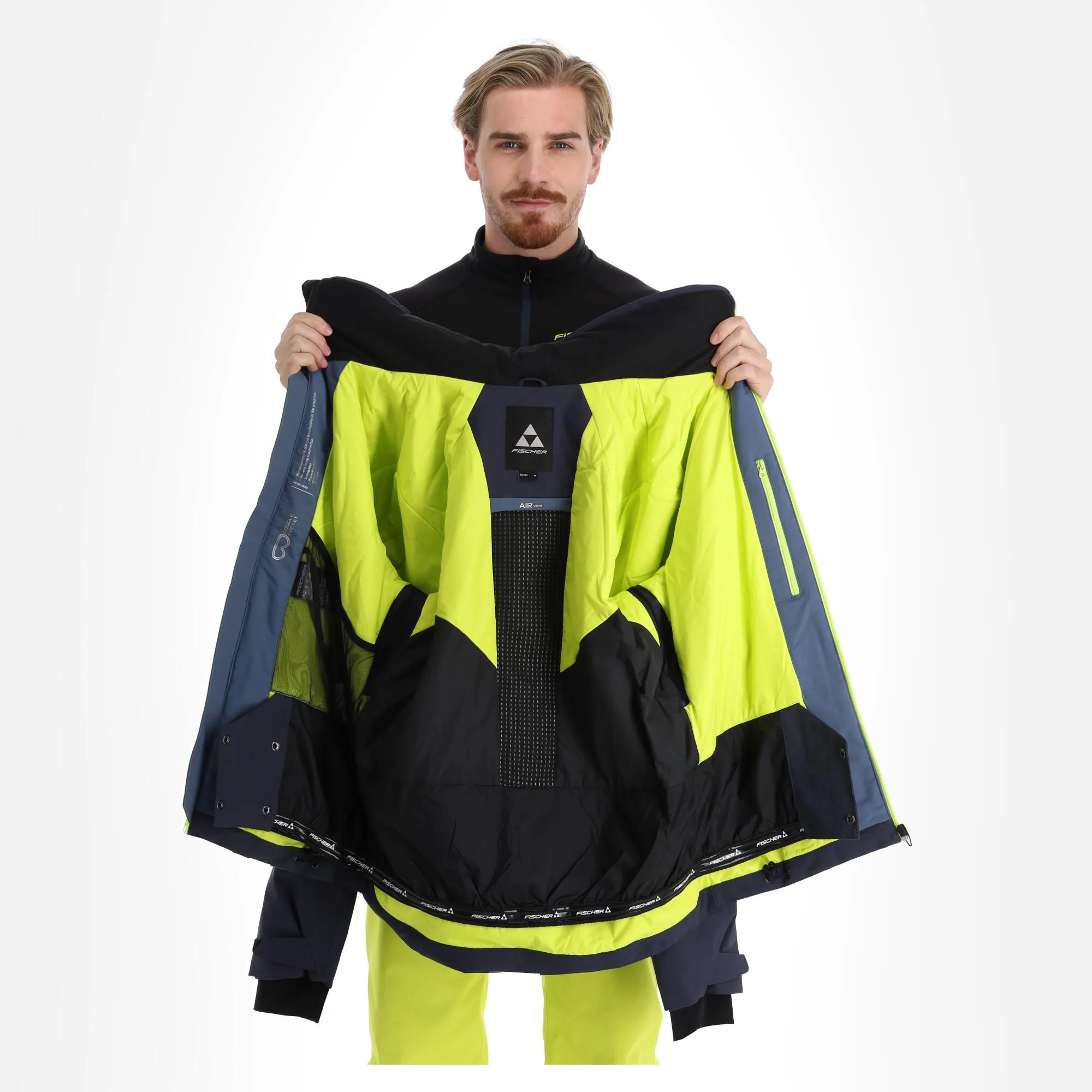 Fischer, Rc4 Veste De Ski Hommes Sea Gris 7 Fischer, Rc4 Veste De Ski Hommes Sea Gris – Image 5