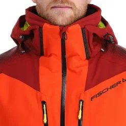 Fischer, Rc4 Veste De Ski Hommes Tomato Rouge -ColourWear Soldes fischer rc4 aa jas gevoerd heren tomato rood 22fisch105v3 BI 07