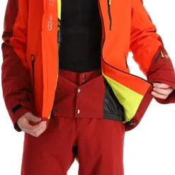 Fischer, Rc4 Veste De Ski Hommes Tomato Rouge -ColourWear Soldes fischer rc4 aa jas gevoerd heren tomato rood 22fisch105v3 BI 09