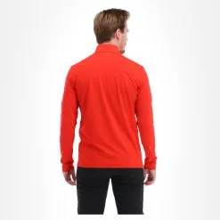 Spyder, Prospect Zip T-Neck Pull De Ski Hommes Volcano Rouge -ColourWear Soldes ga19spyw34c bi 03