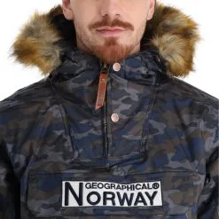 Geographical Norway, Barman 001 Parka Veste De Ski Hommes Noir 17 Geographical Norway, Barman 001 Parka Veste De Ski Hommes Noir -ColourWear Soldes geographical norway barman men camo 068 winter anorak men navy AF11geo011b BI 07