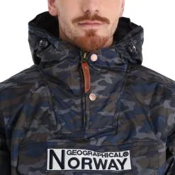 Geographical Norway, Barman 001 Parka Veste De Ski Hommes Noir 18 Geographical Norway, Barman 001 Parka Veste De Ski Hommes Noir -ColourWear Soldes geographical norway barman men camo 068 winter anorak men navy AF11geo011b BI 08