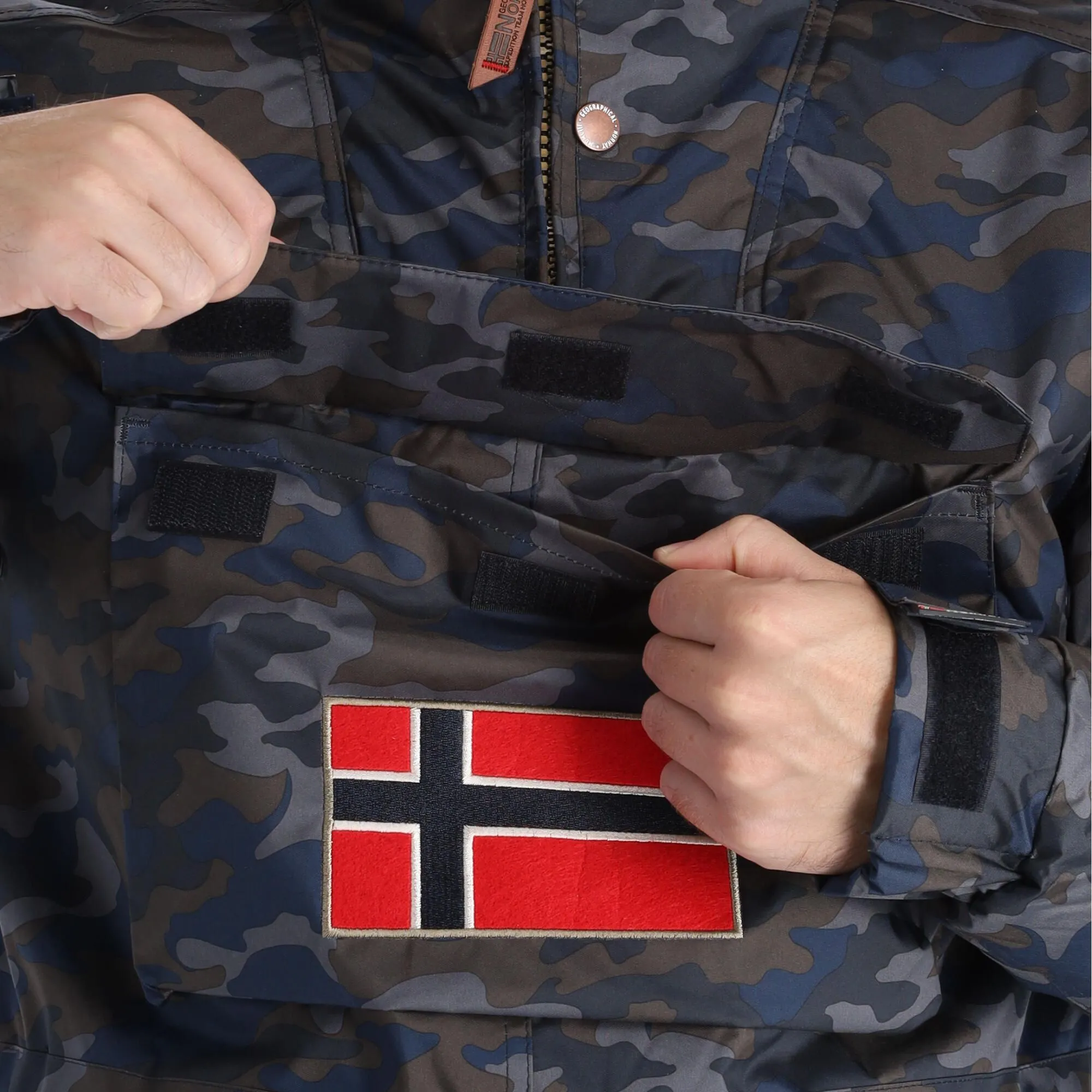 Geographical Norway, Barman 001 Parka Veste De Ski Hommes Noir 10 Geographical Norway, Barman 001 Parka Veste De Ski Hommes Noir – Image 8