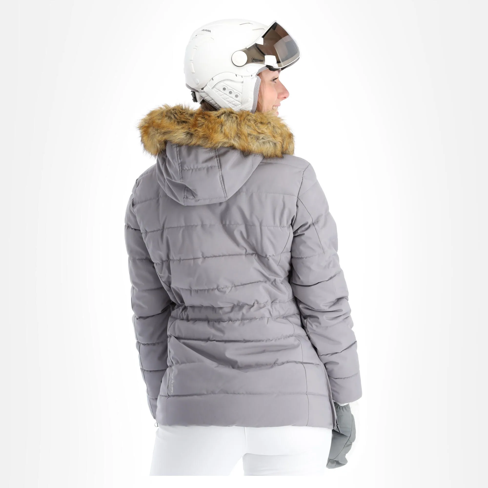 Geographical Norway, Belinda Lady New 001 + Bs Anorak D'hiver Femmes Gris 4 Geographical Norway, Belinda Lady New 001 + Bs Anorak D'hiver Femmes Gris – Image 2