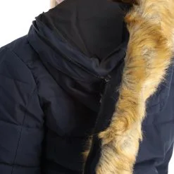 Geographical Norway, Belinda Lady New 001 + Bs Anorak D'hiver Femmes Navy Bleu -ColourWear Soldes geographical norway belinda new 001 bs aa jas gevoerd dames navy AA21geo108c BI 07