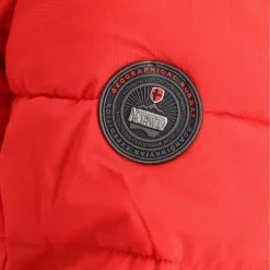 Geographical Norway, Belinda Lady New 001 + Bs Anorak D'hiver Femmes Rouge -ColourWear Soldes geographical norway belinda new 001 bs aa jas gevoerd dames rood AA21geo108e BI 11