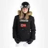 Geographical Norway, Belinda Lady New 001 + Bs Anorak D'hiver Femmes Noir -ColourWear Soldes geographical norway belinda new 001 bs aa jas gevoerd dames zwart AA21geo108d BI 02