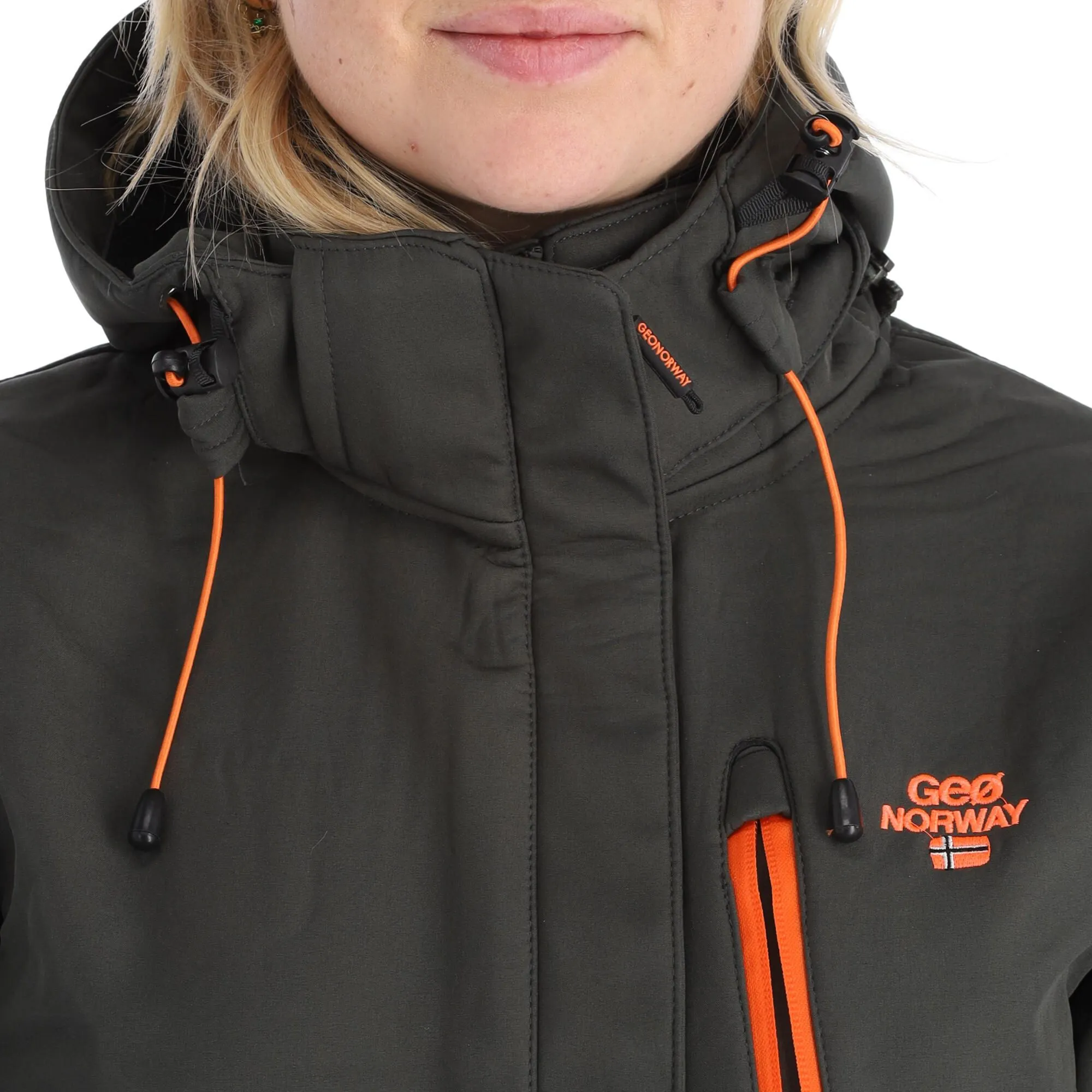 Geographical Norway, Touna Eo Lady 056 Veste De Ski Softshell Femmes Dark Gris 8 Geographical Norway, Touna Eo Lady 056 Veste De Ski Softshell Femmes Dark Gris – Image 6