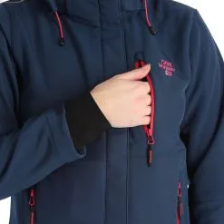 Geographical Norway, Touna Eo Lady 056 Veste De Ski Softshell Femmes Navy Bleu -ColourWear Soldes geographical norway touna eo lady 056 ac softshell jas dames navy 22geogr104v1 BI 09