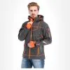 Geographical Norway, Tushiba 007 Veste De Ski Softshell Hommes Dark Gris, Orange -ColourWear Soldes geographical norway tushiba 007 softshell ski jas heren dark grijsoranje ac19geow11a 02.3635