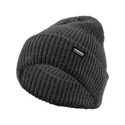Poederbaas, Royal Rib Series Beanie Bonnet Unisexe Antraciet Gris