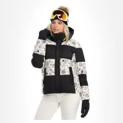Head, Ashley Veste De Ski Femmes Legacy Print Ivory Blanc -ColourWear Soldes head ashley aa jas gevoerd dames legacy print ivory wit 22headx154v2 BI 04
