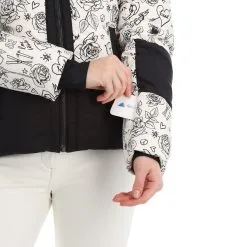 Head, Ashley Veste De Ski Femmes Legacy Print Ivory Blanc -ColourWear Soldes head ashley aa jas gevoerd dames legacy print ivory wit 22headx154v2 BI 08