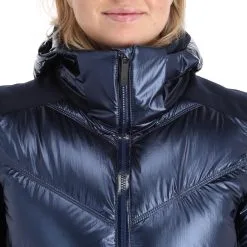 Head, Frost Veste De Ski Femmes Metalic Denim Bleu -ColourWear Soldes head frost aa jas gevoerd dames metalic denim blauw 22headx150v2 BI 07