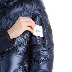 Head, Frost Veste De Ski Femmes Metalic Denim Bleu -ColourWear Soldes head frost aa jas gevoerd dames metalic denim blauw 22headx150v2 BI 08