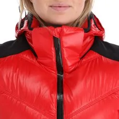 Head, Frost Veste De Ski Femmes Metallic Rouge -ColourWear Soldes head frost aa jas gevoerd dames metallic rood 22headx150v3 BI 07