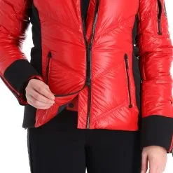 Head, Frost Veste De Ski Femmes Metallic Rouge -ColourWear Soldes head frost aa jas gevoerd dames metallic rood 22headx150v3 BI 11
