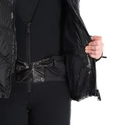 Head, Frost Veste De Ski Femmes Metallic Noir -ColourWear Soldes head frost aa jas gevoerd dames metallic zwart 22headx150v1 BI 09