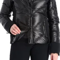 Head, Frost Veste De Ski Femmes Metallic Noir -ColourWear Soldes head frost aa jas gevoerd dames metallic zwart 22headx150v1 BI 10