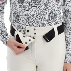 Head, Jet II Pantalon De Ski En Softshell Femmes Ivory Blanc -ColourWear Soldes head jet ii bc skibroek softshell dames ivory wit 22headx159v1 BI 05