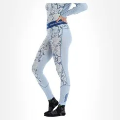 Helly Hansen, Lifa Merino Pantalon Thermique Femmes Baby Trooper Floral Cross Bleu -ColourWear Soldes helly hansen lifa merino fb thermobroek dames baby trooper floral 22helly102v2 BI 04