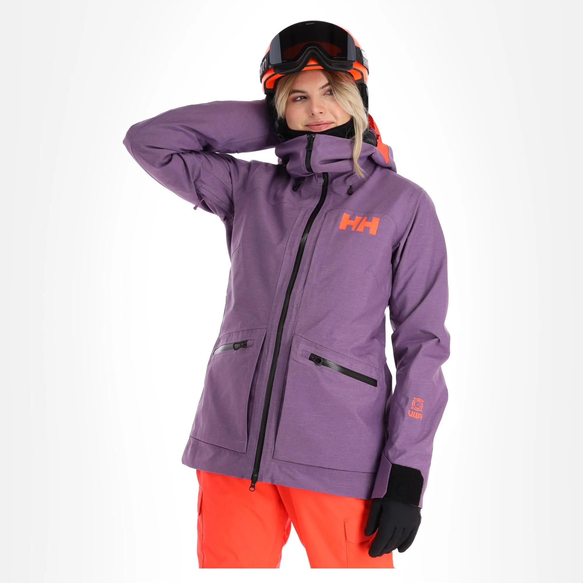 Helly Hansen, Powderqueen 3.0 Veste De Ski Femmes Crushed Grape Melange Violet 3 Helly Hansen, Powderqueen 3.0 Veste De Ski Femmes Crushed Grape Melange Violet