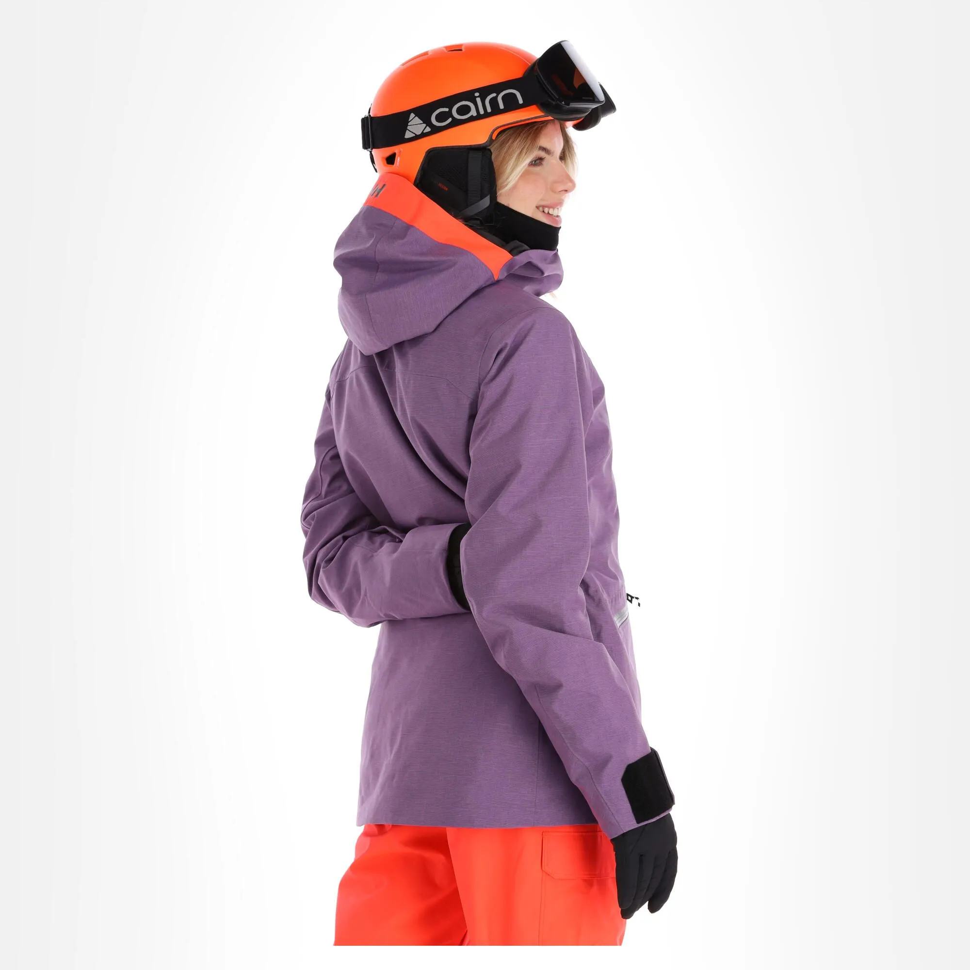 Helly Hansen, Powderqueen 3.0 Veste De Ski Femmes Crushed Grape Melange Violet 4 Helly Hansen, Powderqueen 3.0 Veste De Ski Femmes Crushed Grape Melange Violet – Image 2