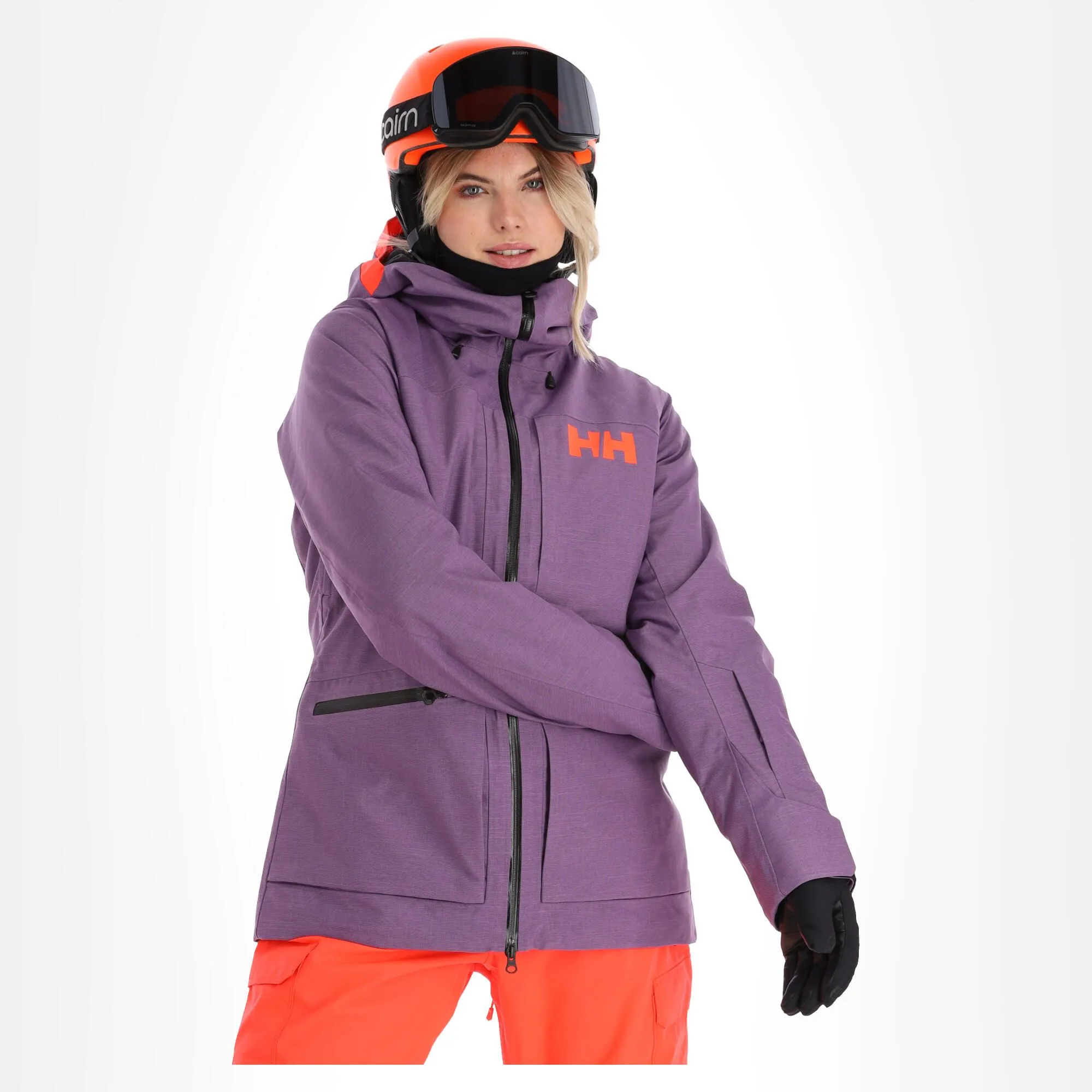 Helly Hansen, Powderqueen 3.0 Veste De Ski Femmes Crushed Grape Melange Violet 5 Helly Hansen, Powderqueen 3.0 Veste De Ski Femmes Crushed Grape Melange Violet – Image 3