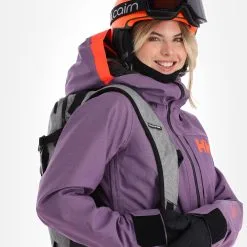 Helly Hansen, Powderqueen 3.0 Veste De Ski Femmes Crushed Grape Melange Violet 15 Helly Hansen, Powderqueen 3.0 Veste De Ski Femmes Crushed Grape Melange Violet -ColourWear Soldes helly hansen powderqueen 3 0 aa jas gevoerd dames crushed grape 22helly113v2 BI 05