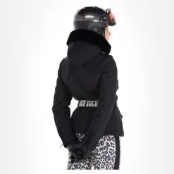 High Society, Jacy Veste De Ski Femmes Noir -ColourWear Soldes high society down jacket aa jas gevoerd dames zwart 22highs104v2 BI 03