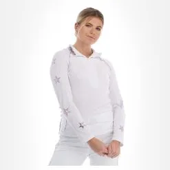 High Society, Stella Pull De Ski Femmes Lila Blanc, Violet