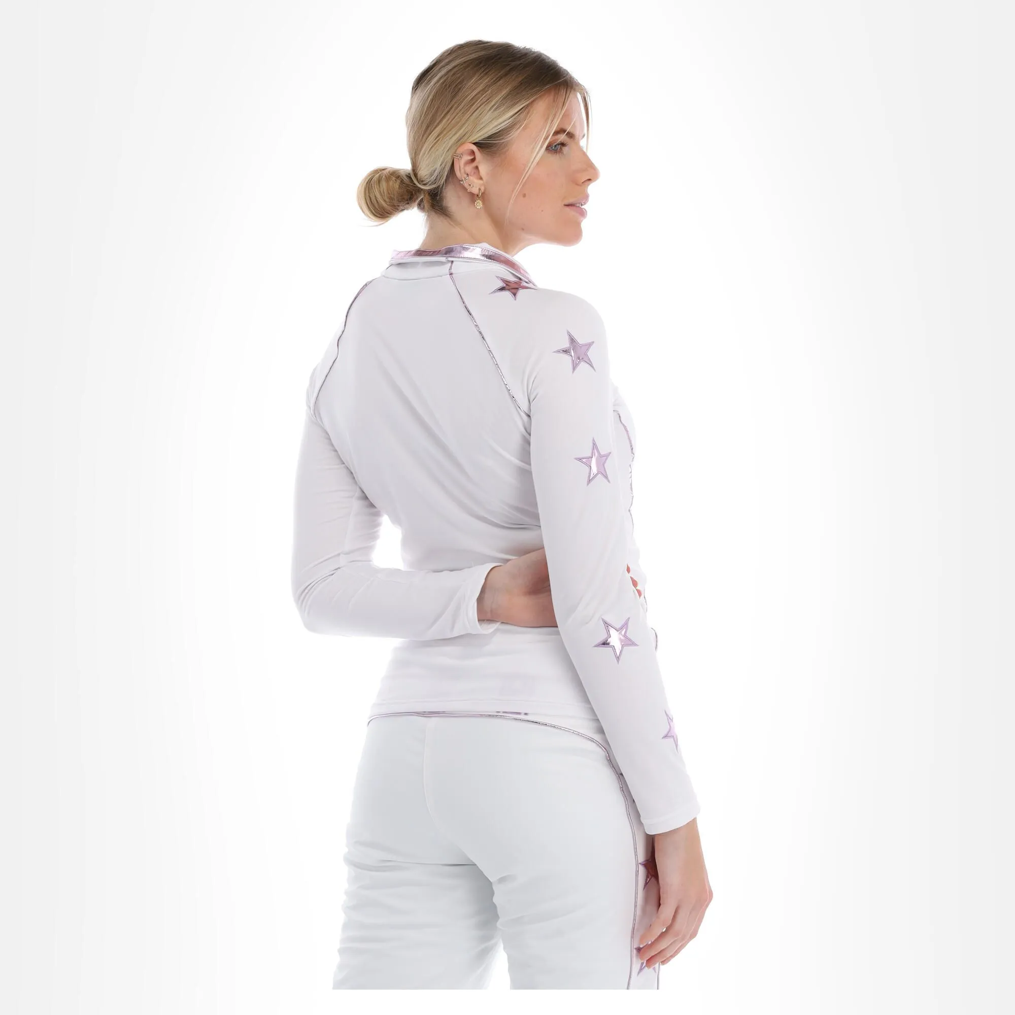 High Society, Stella Pull De Ski Femmes Lila Blanc, Violet 4 High Society, Stella Pull De Ski Femmes Lila Blanc, Violet – Image 2