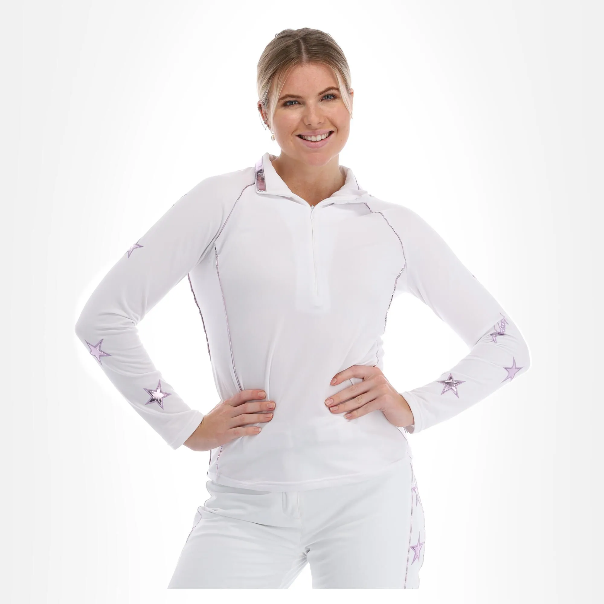 High Society, Stella Pull De Ski Femmes Lila Blanc, Violet 5 High Society, Stella Pull De Ski Femmes Lila Blanc, Violet – Image 3