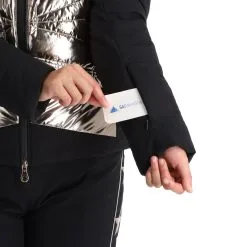 High Society, Harper Veste De Ski Femmes Caramel Brun, Noir -ColourWear Soldes high society ski jacket aa jas gevoerd dames caramel bruin zwart 22highs101v2 BI 08