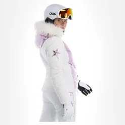 High Society, Harper Veste De Ski Femmes Lila Blanc, Violet 13 High Society, Harper Veste De Ski Femmes Lila Blanc, Violet -ColourWear Soldes high society ski jacket aa jas gevoerd dames lila paars wit 22highs101v1 BI 03