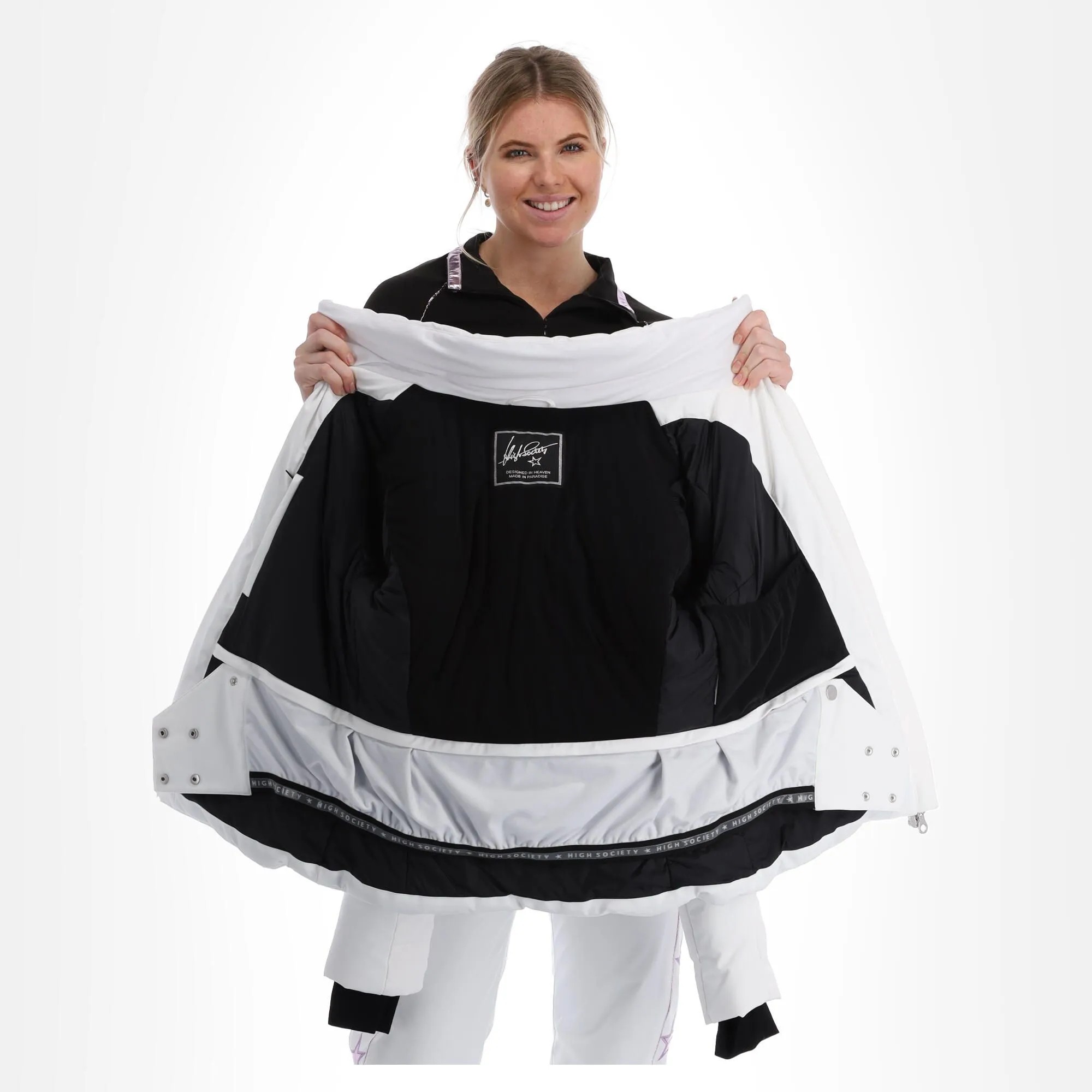 High Society, Harper Veste De Ski Femmes Lila Blanc, Violet 7 High Society, Harper Veste De Ski Femmes Lila Blanc, Violet – Image 5