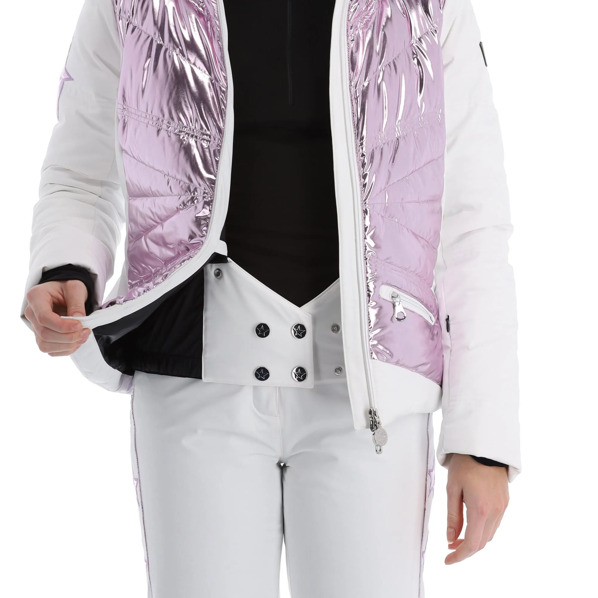 High Society, Harper Veste De Ski Femmes Lila Blanc, Violet 10 High Society, Harper Veste De Ski Femmes Lila Blanc, Violet – Image 8