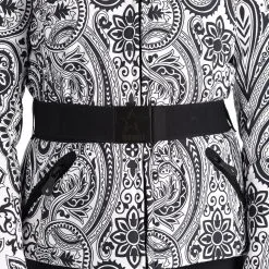 High Society, Elea Veste De Ski Femmes Paisley Print Noir -ColourWear Soldes high society ski jacket aa jas gevoerd dames paisley print zwart 22highs106v2 BI 11