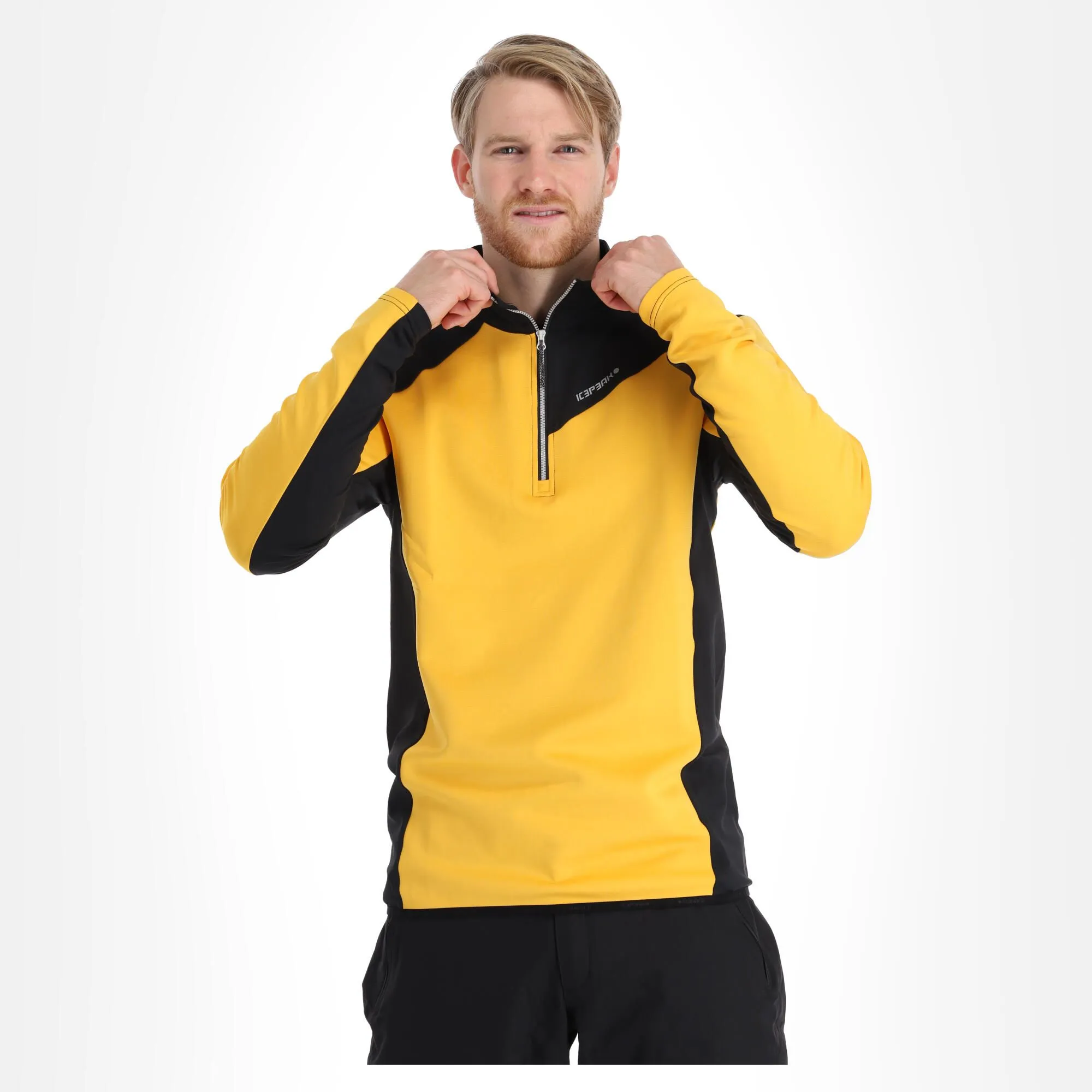 Icepeak, Beasley Pull De Ski Hommes Jaune 5 Icepeak, Beasley Pull De Ski Hommes Jaune – Image 3