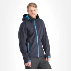 Icepeak, Biggs Veste De Ski Softshell Hommes Dark Bleu