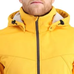 Icepeak, Biggs Veste De Ski Softshell Hommes Jaune -ColourWear Soldes icepeak biggs ac softshell jas heren geel AC11ice217d BI 06