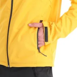 Icepeak, Biggs Veste De Ski Softshell Hommes Jaune -ColourWear Soldes icepeak biggs ac softshell jas heren geel AC11ice217d BI 08