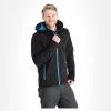 Icepeak, Biggs Veste De Ski Softshell Hommes Noir -ColourWear Soldes icepeak biggs ac softshell jas heren zwart AC11ice217c BI 02