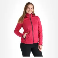 Icepeak, Boise Veste De Ski Softshell Femmes Bordeaux Rouge