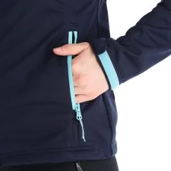 Icepeak, Boise Veste De Ski Softshell Femmes Dark Bleu -ColourWear Soldes icepeak boise ac softshell jas dames dark blauw AC21ice216a BI 08