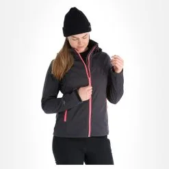 Icepeak, Boise Veste De Ski Softshell Femmes Gris -ColourWear Soldes icepeak boise ac softshell jas dames grijs AC21ice216c BI 04