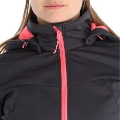 Icepeak, Boise Veste De Ski Softshell Femmes Gris -ColourWear Soldes icepeak boise ac softshell jas dames grijs AC21ice216c BI 06