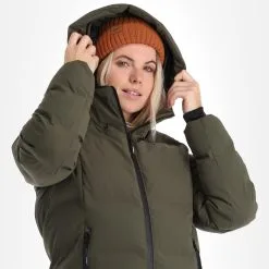 Icepeak, Brilon Manteau D'hiver Femmes Dark Olive Vert -ColourWear Soldes icepeak brilon ae winterjas dames dark olive groen 22icepe196v2 BI 05